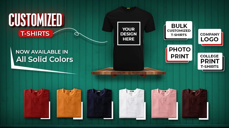 Berri Forsendelse Migration Top 10 Custom T-shirt Printing companies in India | TexCovery